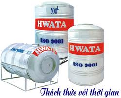 Bồn nước inox hwata - thách thức với thời gian